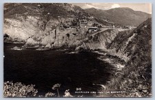 K56/ Acapulco Mexico RPPC Postcard c1940s La Quebrada View Homes 510 picture