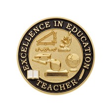Elements of Education Teacher/Education Challenge Coin with Prayer picture