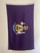 Vintage Valley Forge MAINE State Flag 3x5, 100% Cotton, Spring City PA picture