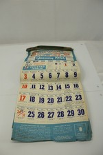 Vintage 1954 Advertising Calendar 12 Month Of Pages Horoscope On Reverse picture