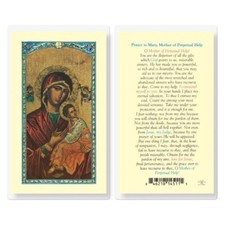 Our Lady of Perpetual Help E24-287- Laminated Holy Card picture