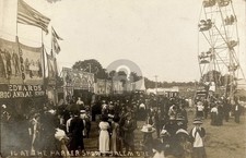 1910 Traveling Carnival CW Parker Show RPPC Photo Postcard COPY picture