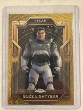 2025 Topps Chrome Pixar Gold Buzz Lightyear Toy Story Kaleidoscope Etch #91 picture