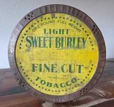 Vintage Sweet Burley Tobacco Tin Spaulding Merrick Chicago 1 Pound Fine Cut 1910 picture