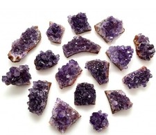 1 Amethyst Druzy Uruguay Purple Geode Small Rough Crystal Cluster 1-2