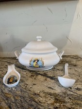 NABISCO 100th Anniversary Vintage Soup Tureen bowl w/lid, ladle, & spoon rest picture
