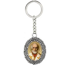 Saint Nicholas Icon Key Chain Religious Gifts picture