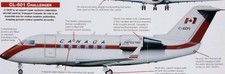 Canadair Challenger Picture Aircraft Brochure Pamphlet Vtg Detail Sheet picture