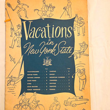 Vacations in New York State Travel Brochure Booklet - NY Dept. of Commerce picture
