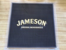 Jameson Irish Whisky Distillery Bar Mat Black/Gold Rubber Original 2018 picture