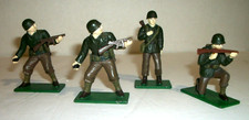 Blue-Box WW2 Lot of 4 U.S. Infantry  Elite Diecast Figure. picture