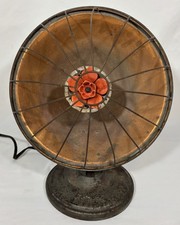Vintage General Electric Hotpoint Glow Spacer Heater Heat Lamp Porcelain Flower picture