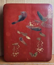 Vintage Japanese Lacquer Box Japan picture