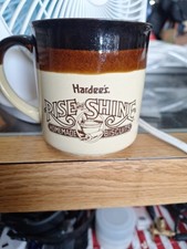 Vintage Hardee's coffe mug RISE and SHINE Homemade Biscuits picture