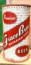 1957 GRACE BROTHERS BAVARIAN TYPE FLAT TOP BEER CAN  SANTA ROSA CALIFORNIA picture