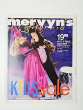 2000 Mervyn's California Kids Sale Costume Circular 32 Pages Vintage Catalog Y2K picture