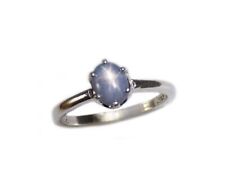 19thC 1ct+ Blue Star Sapphire Ring Antique Ancient Persia Sorcery Oracle Prophet picture