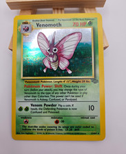 Pokémon Jungle Venomoth Holo 13/64 1999 Wizards English Ken Sugimori LP picture