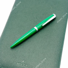 New Rolex Green Emerald Emblem Twist Ballpoint Pen AD VIP Gift With Box Vip✨ picture