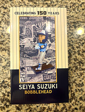 Chicago Cubs Seiya Suzuki 150th Anniversary Bobblehead MLB Baseball picture
