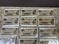 Vintage Original Antique 1927 Levi’s fabric Labels. 7x3 Roughly. picture
