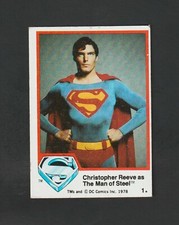 1978 Topps SUPERMAN #1 RC ~ Christopher Reeve as the Man of Steel picture
