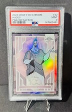2023 Disney Topps Chrome Hades #22 PSA 9 Pink Refractor /399 1st Edition picture