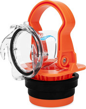 Rhino RV Sewer Adapter PRO - Clear Sewer Hose Elbow with Drain Lock Adapter - In picture