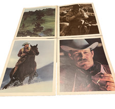 Vintage 1970s Marlboro Man Posters Darrell Winfield Cowboy Series 24x18 Set of 5 picture