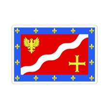Flag of Val d'Oise France 2 - STICKER Vinyl Kiss-Cut Decal picture