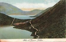 Postcard Blue & Green Lakes New Zealand picture