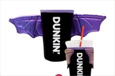 Dunkin' 2026 Limited Edition Bat Koozie, Batty Sleeve, Halloween, Dunkin picture