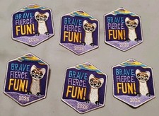 Lot of 6 - Girl Scout Patches - Brave, Fierce Fun 2026 picture