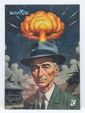 Cardsmiths Space Galactic J. Robert Oppenheimer #75 Crystal Sparkle (A1-88) picture