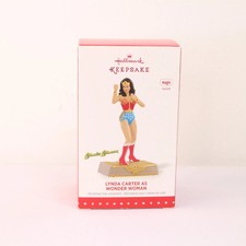 Lynda Carter as Wonder Woman 2015 Hallmark Keepsake Ornament -10-13-84 picture