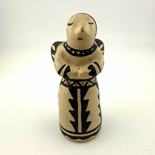 VTG RARE Rita Lewis Cochiti Angel Pueblo Pottery Signed 4” Native American picture