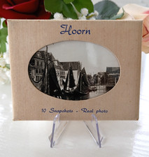 Vintage 1940s Holland Hoorn Real Photo Portfolio Set Dutch Golden Age Postcard picture