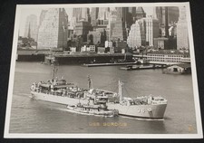 Vintage USS Gordius Photo 11x9 