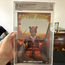 Do You Pooh? #1 Big Cartel Exclusive Variant PGX 9.6 Signed Marat Mychaels AP2 picture