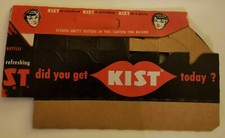 1950s Kist cardboard Six Pack Soda Carrier Original Vintage did you get  picture