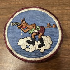 Vintage Rare WWII 1943 435th Bombardment Squadron Embroidered Patch picture