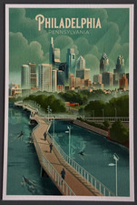 Philadelphia, Pennsylvania - City Series - Lantern Press Postcard picture