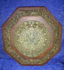 Vintage El Arte Azteca Mayan/Aztec Mexican Wall Plaque  picture