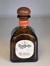 Empty Tequila Don Julio Reposado Mini Bottle 50mL Brown Glass picture