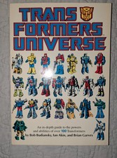 Transformers Universe Vol 1 Book 1987 Marvel Comics Guide Bob Budiansky G1 picture