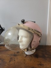 Korean War Era USAF Military P-4A Flight Helmet Turned Custom Car Racing Helmet picture