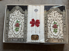 VINTAGE JAYS ORIGINAL MID CENTURY HEIRLOOM CANNON TOWEL SET NEW OLD STOCK (1E) picture