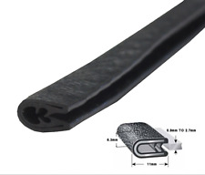 Trim Lok Metal Rubber Seal Edge Door Trunk Protect Weather Strip Anti-Noise 12ft picture