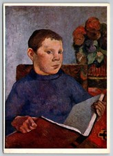 Paul Gauguin Portrait of Clovis Sammlung L. B. Wescott USA Postcard picture