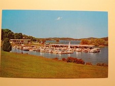 Clayton Park Marina Dublin Virginia vintage postcard aerial view 1974 picture
